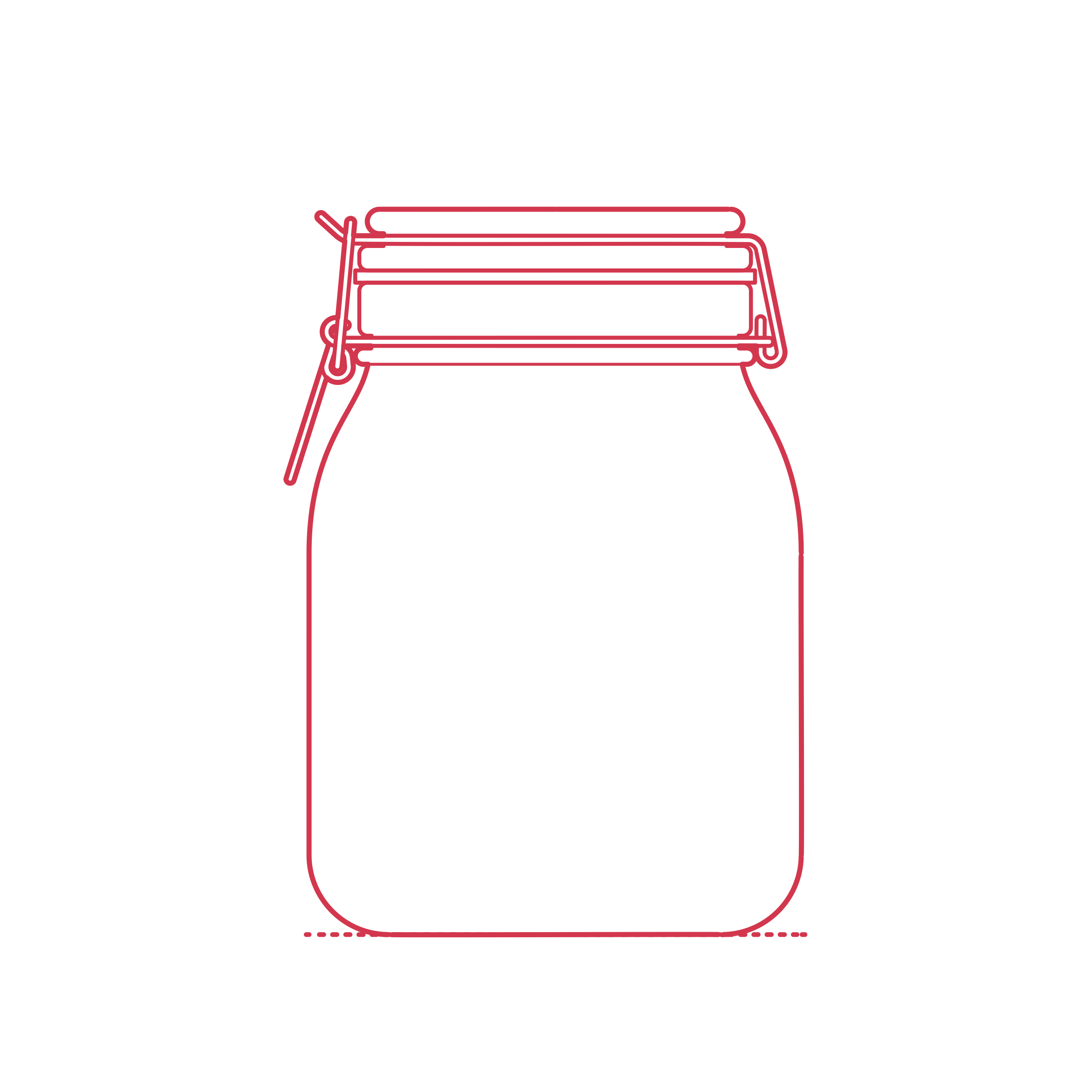 Objects Jars Tins Ikea Korken Jar 34 Oz Tracing Svg Vector Free Vectors